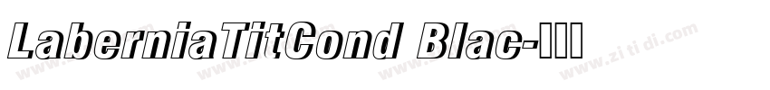 LaberniaTitCond Blac字体转换
